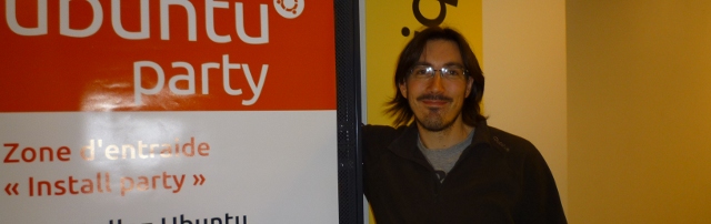 Photo d'Olivier Fraysse, alias Olive, développeur informatique, vice-président de l'association Ubuntu-fr