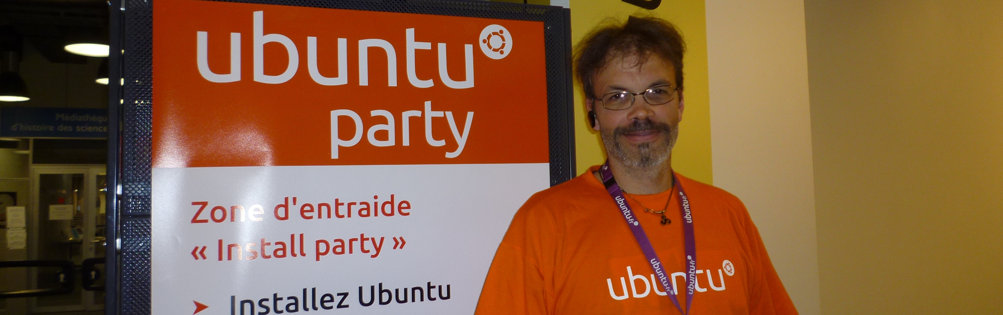 Pierre Pavard, vice-président de l'association Ubuntu-fr